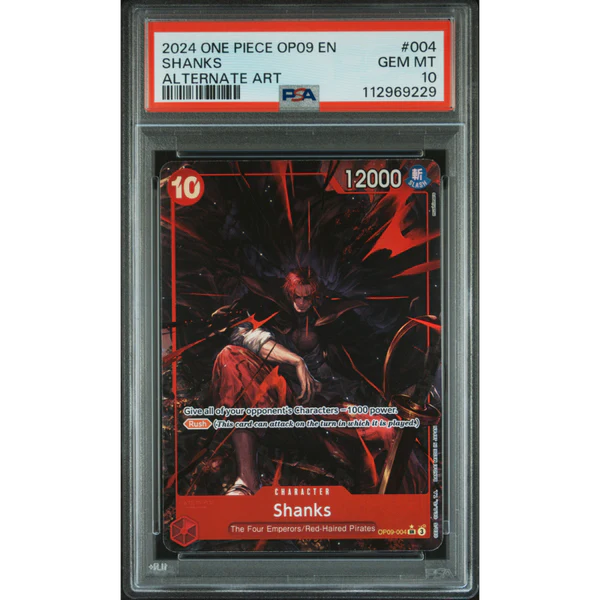 [PSA 10] Shanks | Super Rare Alt Art (OP09-004) [English]